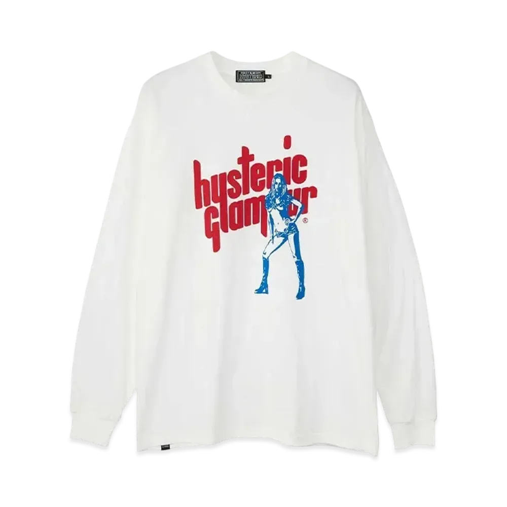HYSTERIC GLAMOUR Sound Vibration T-Shirt "White"