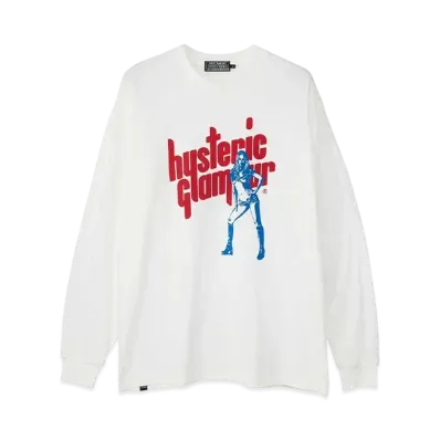 HYSTERIC GLAMOUR Sound Vibration T-Shirt "White"