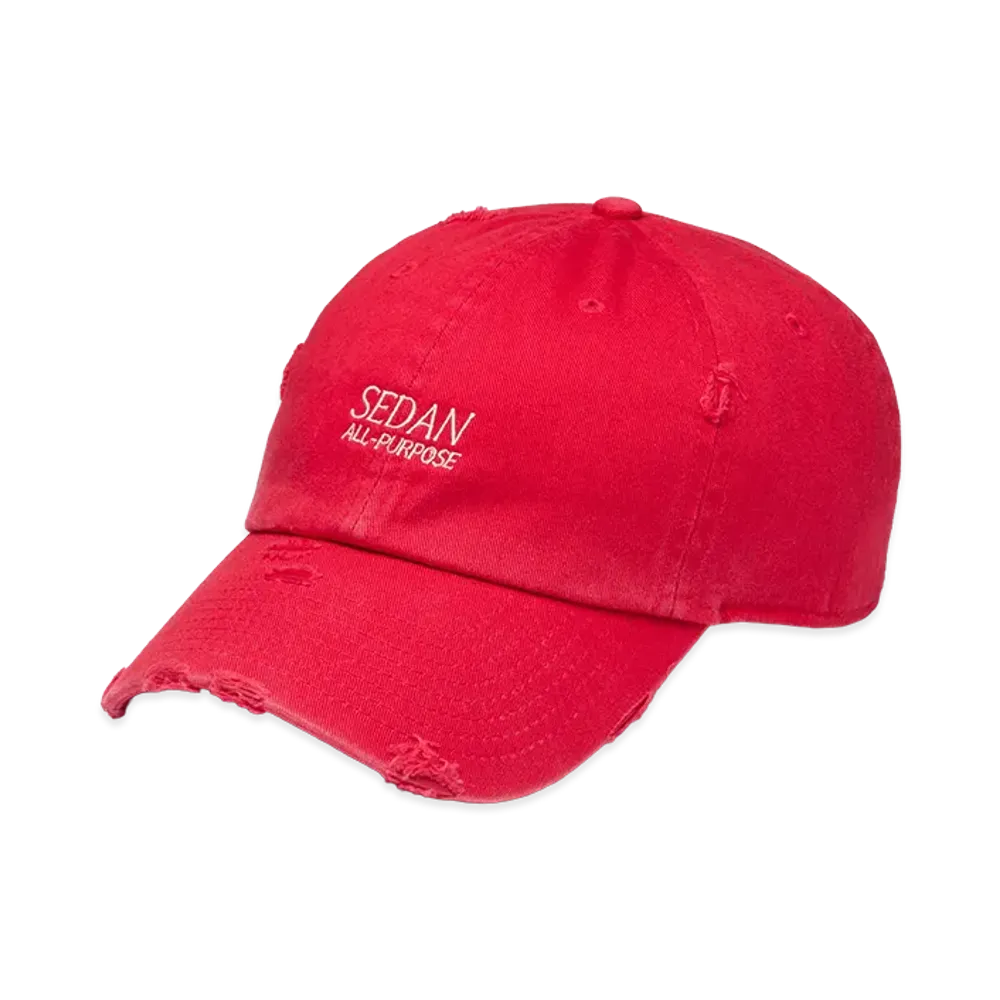 SEDAN ALL-PURPOSE OG Logo Crush Cap "Red"