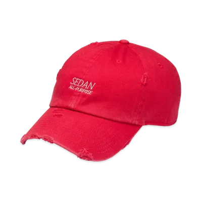SEDAN ALL-PURPOSE OG Logo Crush Cap "Red"