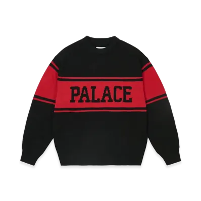 PALACE College Stripe Knit "Black"