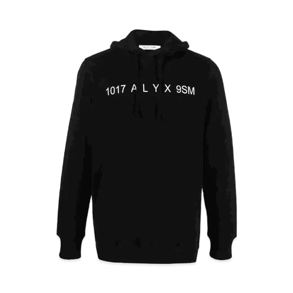 1017 ALYX 9SM Logo-Print Drawstring Hoodie "Yellow"
