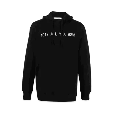 1017 ALYX 9SM Logo-Print Drawstring Hoodie "Yellow"