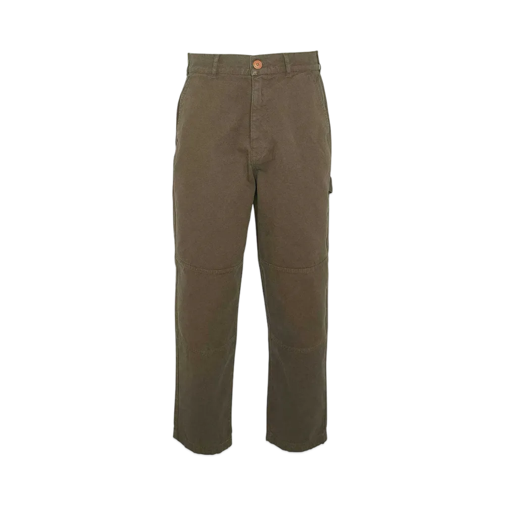 Barbour Chesterwood Cotton Canvas Painter Pants "Green"