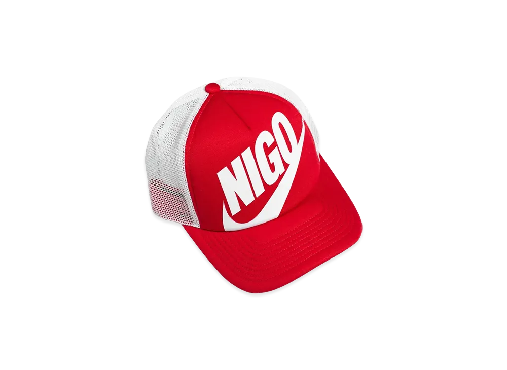 Nike x NIGO x Design Museum Mesh Trucker Cap "Red"