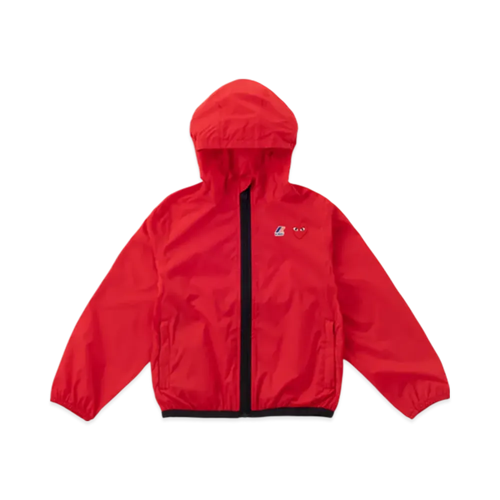 PLAY COMME des GARCONS K-Way Full Zip Kids "Red"
