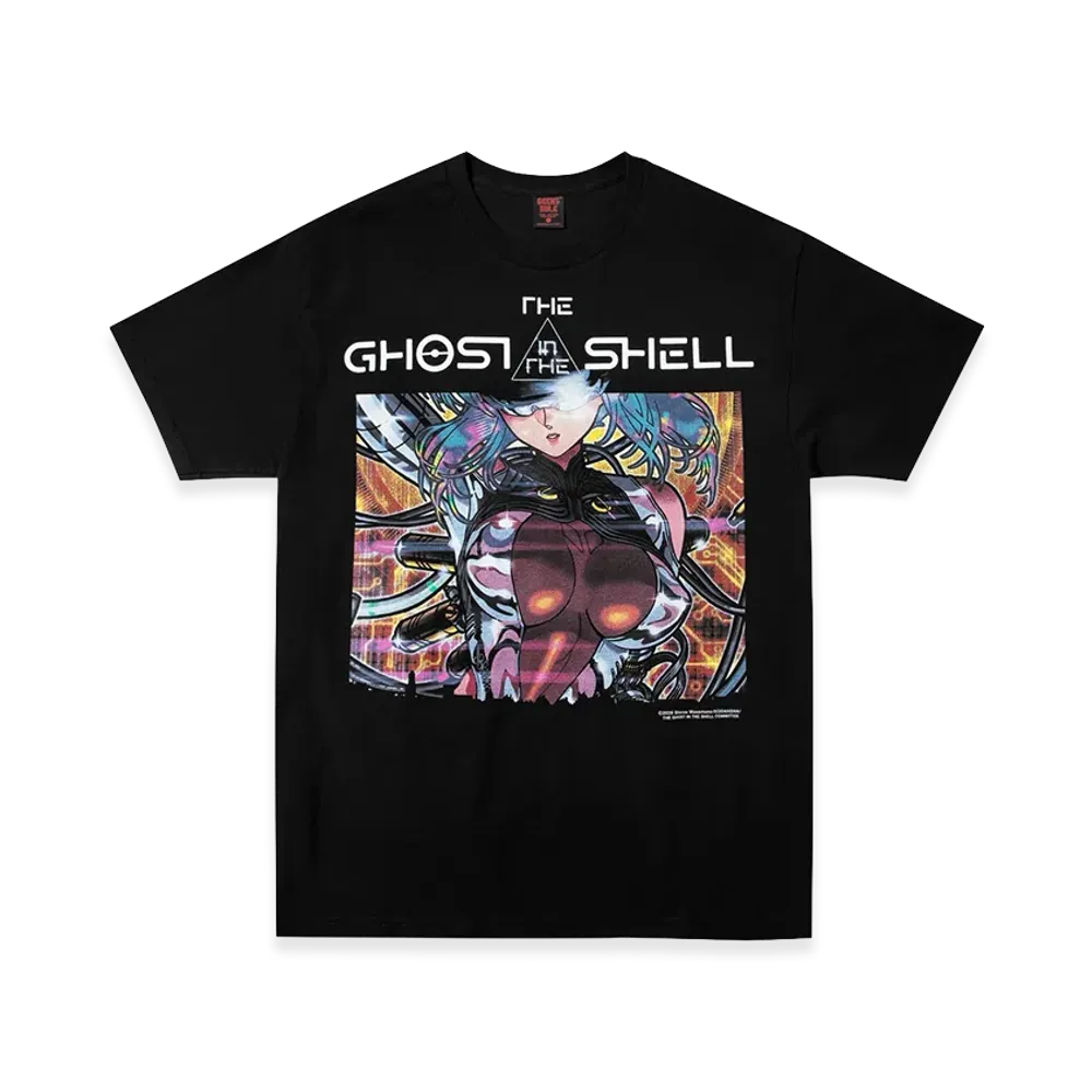 Geeks Rule x GHOST IN THE SHELL Silkscreen Printing T Shirt vol.02 "Black"
