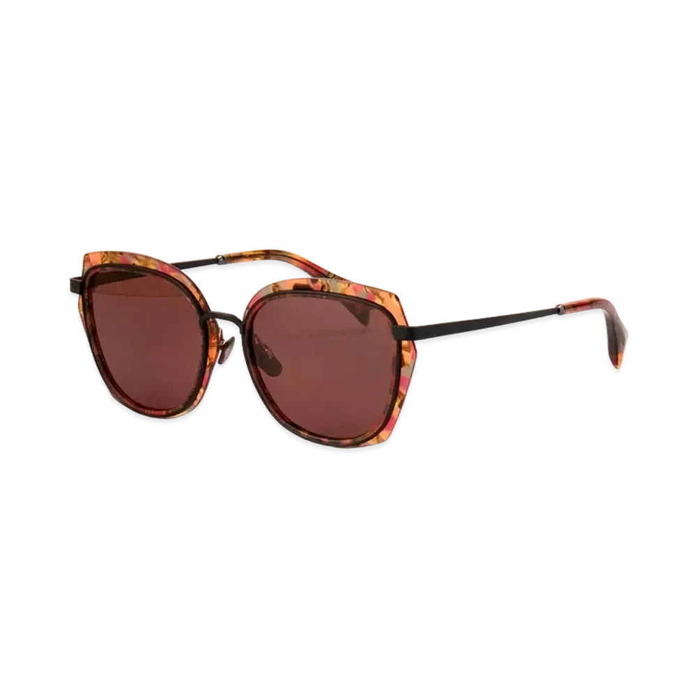 Yohji Yamamoto Pour Homme STAINLESS STEEL ACETATE YY5023 SUNGLASS "Rose"