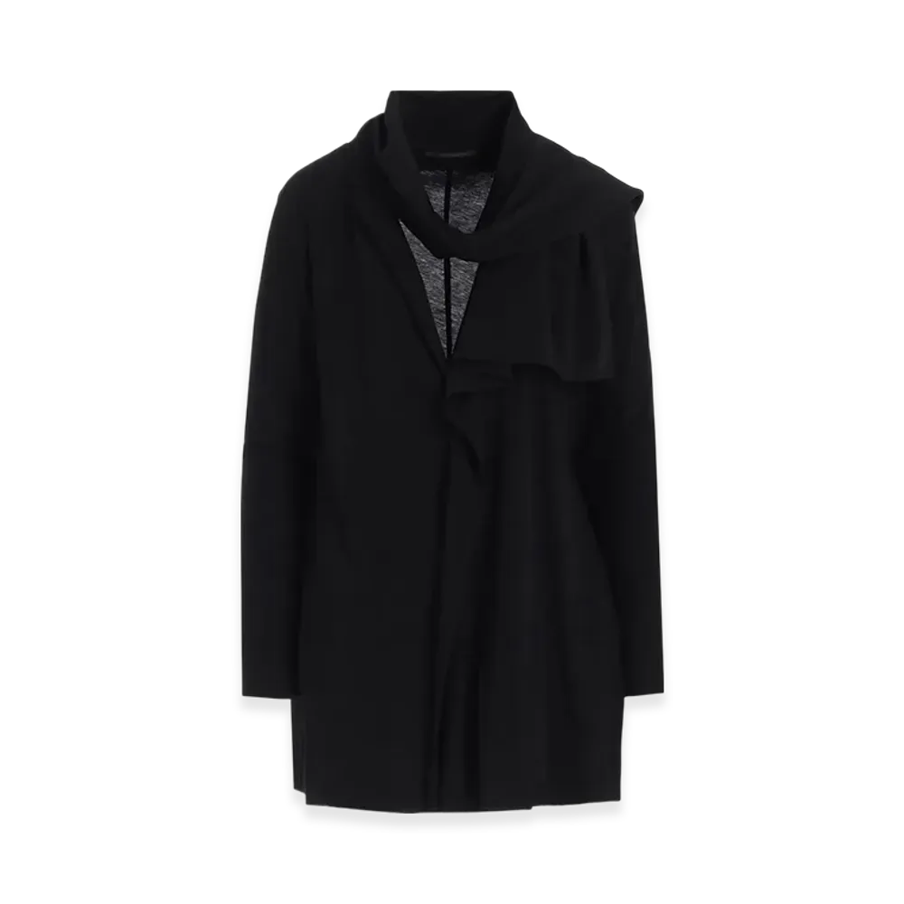 Yohji Yamamoto Stole Collar Jacket "Black"