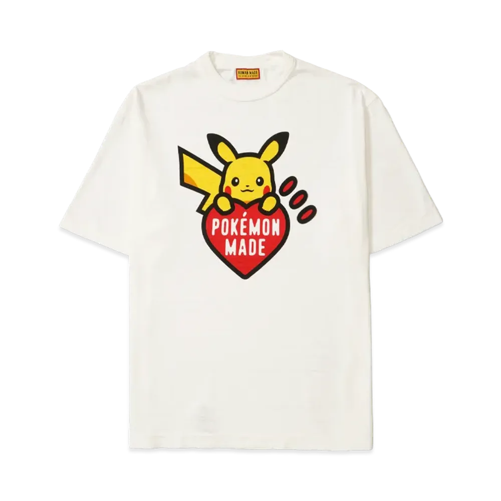 HUMAN MADE x Pokemon Made Graphic T-Shirt (Pikachu) Online Store "White"