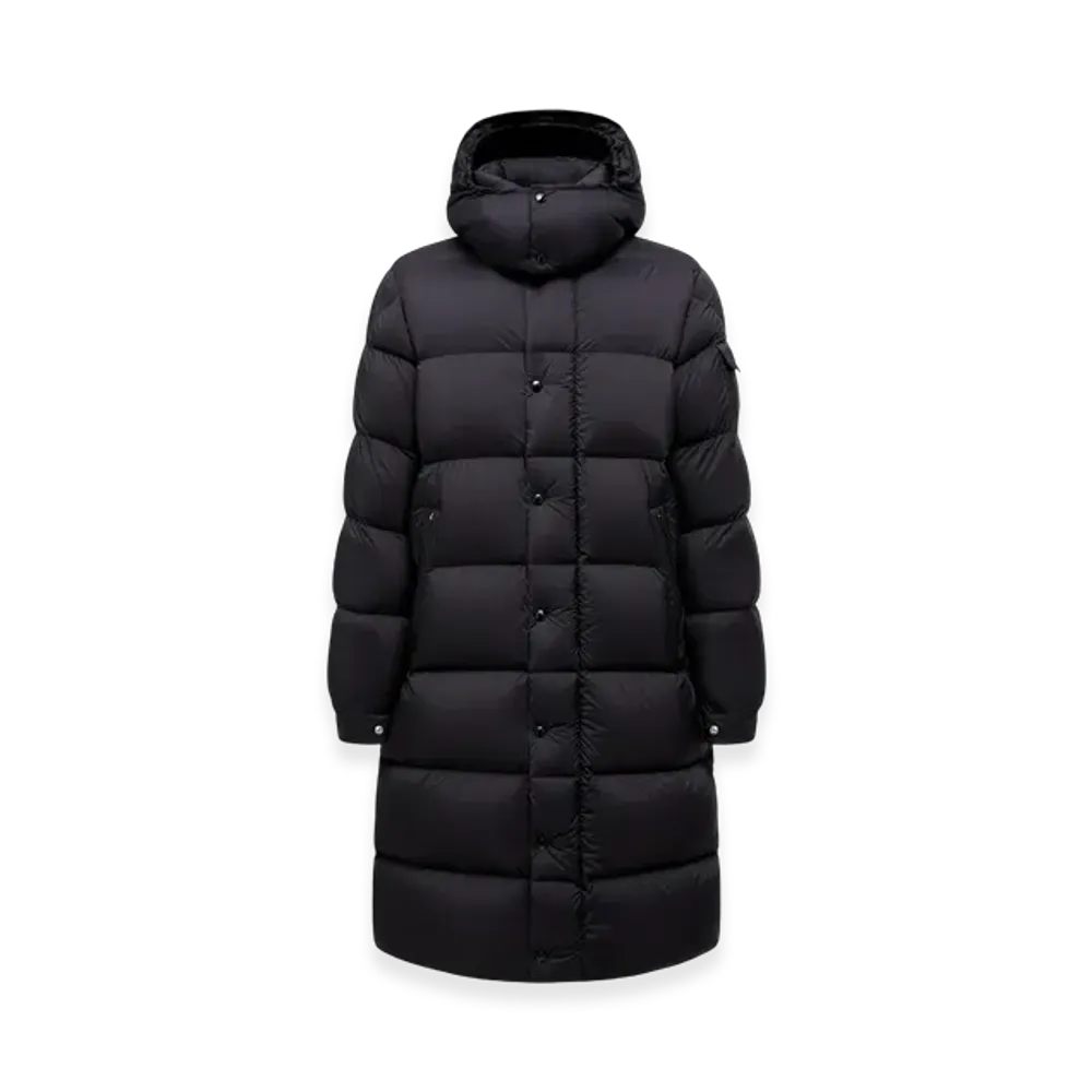 MONCLER Hanoverian Hooded Long Down Jacket "Black"