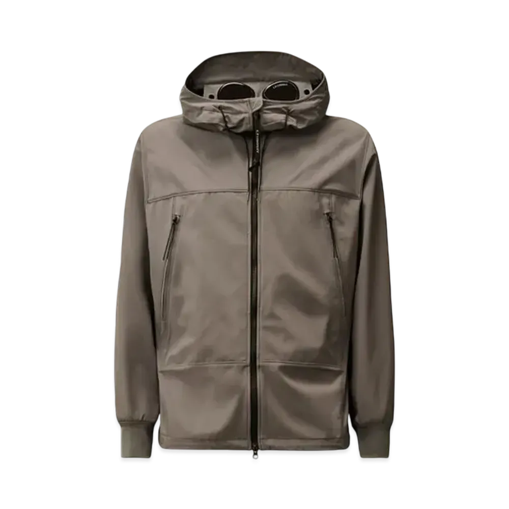 C.P. Company Shell-R Goggle Jacket "Smoked Pearl Grey"