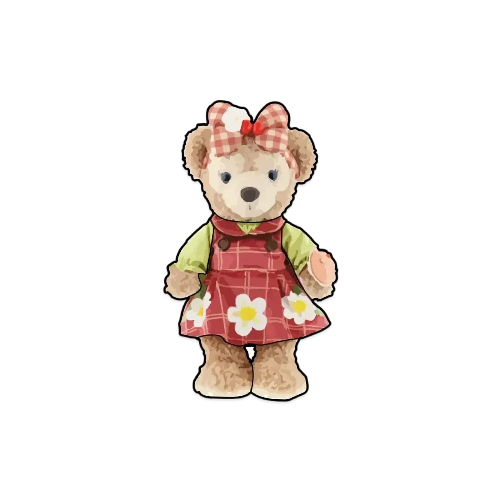 Disney Heartfelt Strawberry Gift Stuffed Animal Costume Shelliemay "Multi"