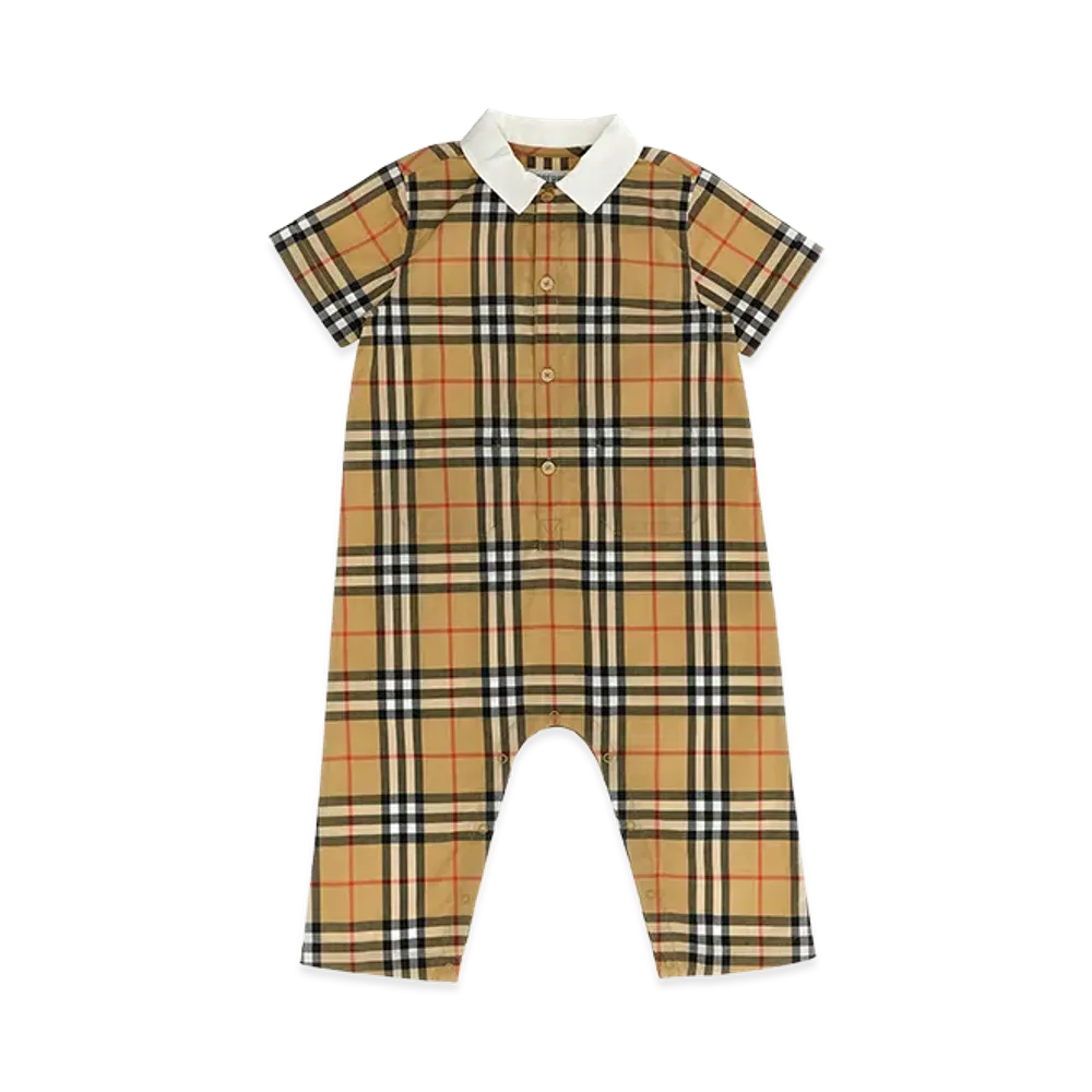 Burberry Kids Pagliaccetto Andreas "Beige"