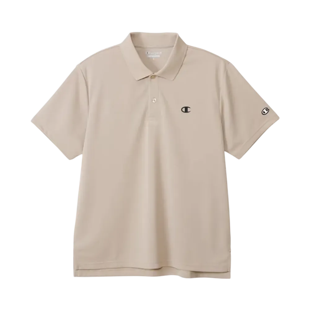 Champion Large Size Polo Shirt 25SS "Sand Beige"