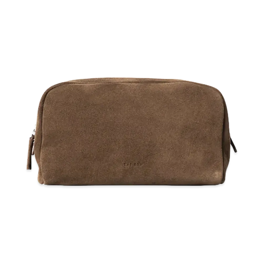 The Row Women's Astra Suede Pouch "Nuez"