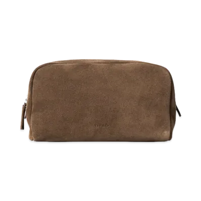The Row Women's Astra Suede Pouch "Nuez"