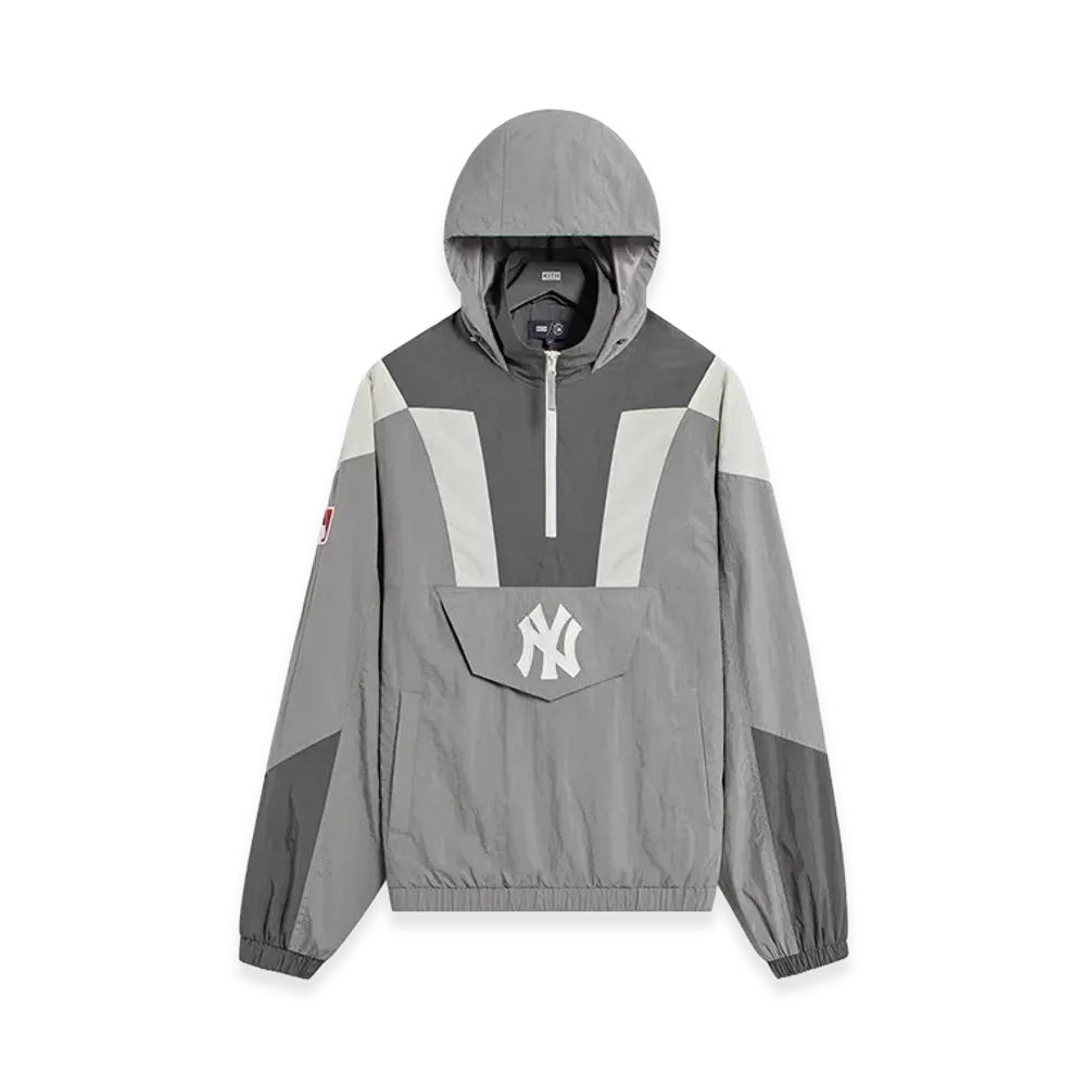 Kith x The New York Yankees Nylon Dante Pullover Jacket "Skyscraper"
