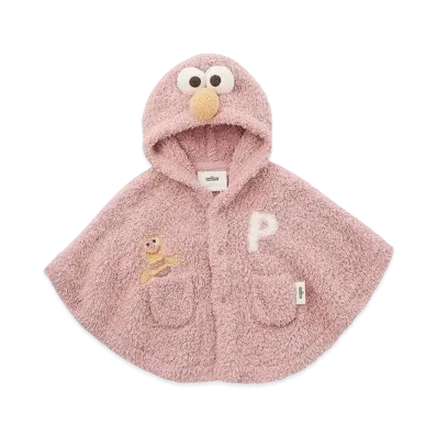 GELATO PIQUE x Sesame Street Elmo Poncho (Baby) "Pink"