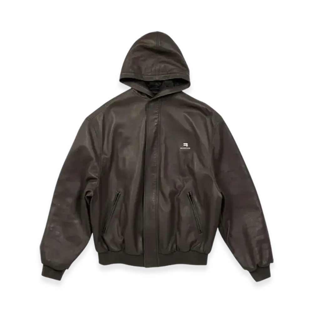 BALENCIAGA Sporty B Taxi Blouson "Brown"