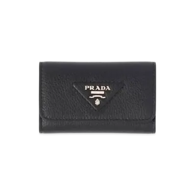 PRADA Leather Key Case "Black"
