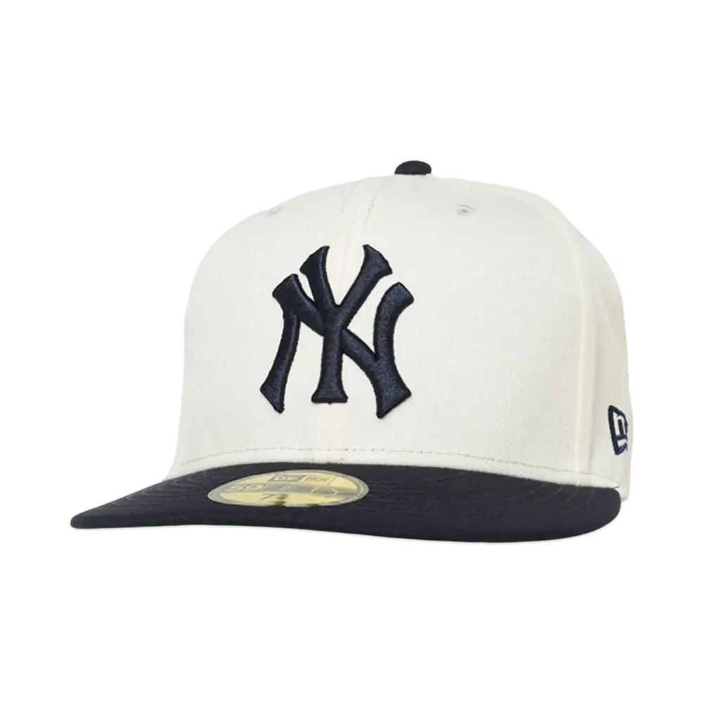 NEW ERA 59FIFTY MLBCO 80S 2TONE New York Yankees "CHROME/NAVY"