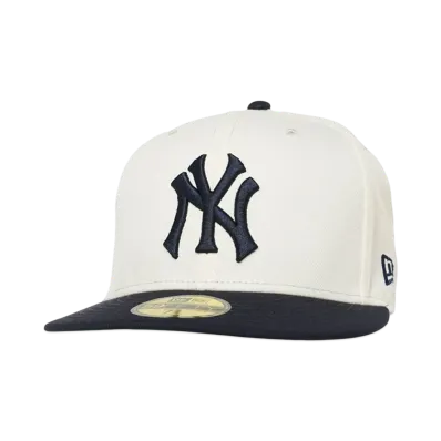 NEW ERA 59FIFTY MLBCO 80S 2TONE New York Yankees "CHROME/NAVY"