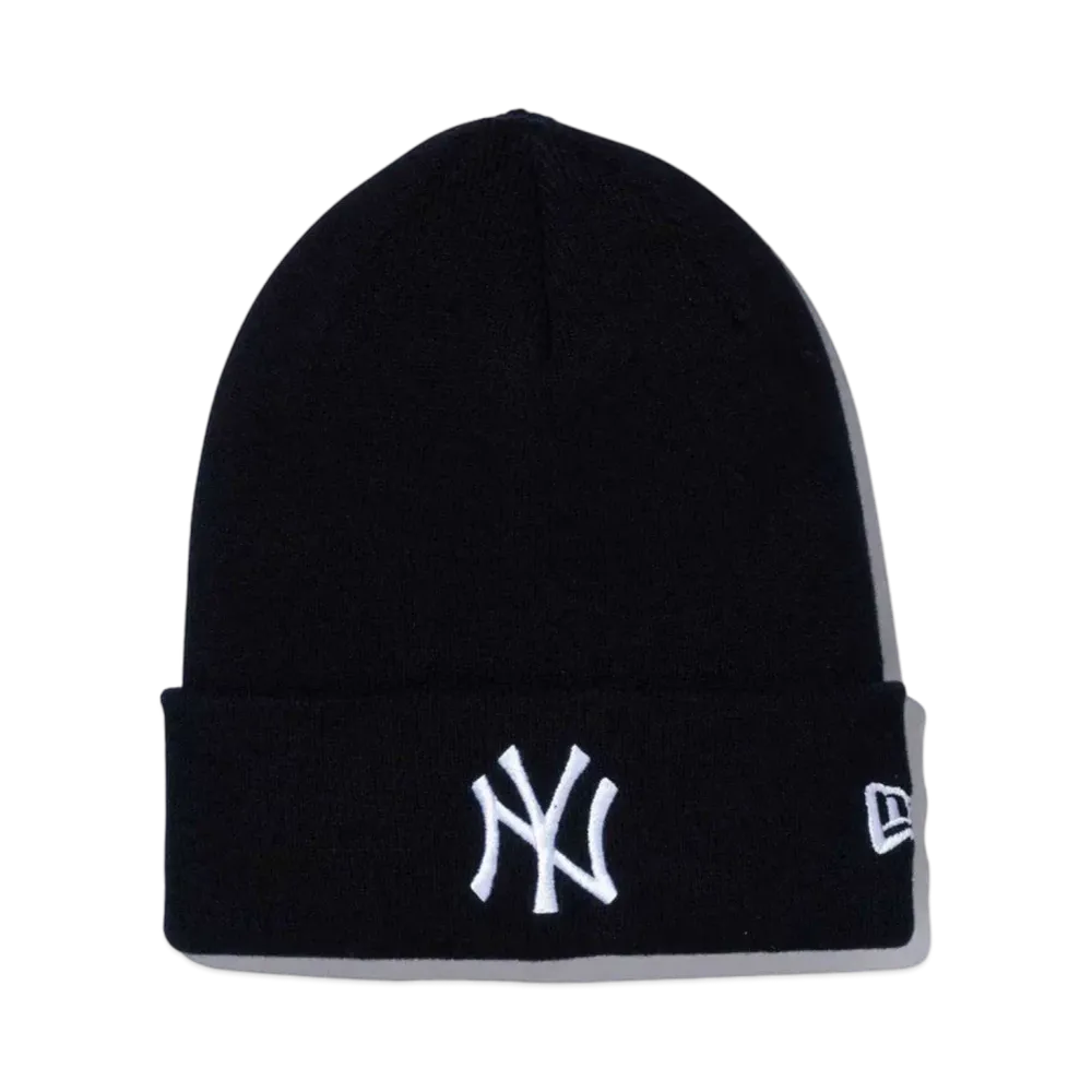 NEW ERA Basic Cuff Knit Cotton New York Yankees "Black"