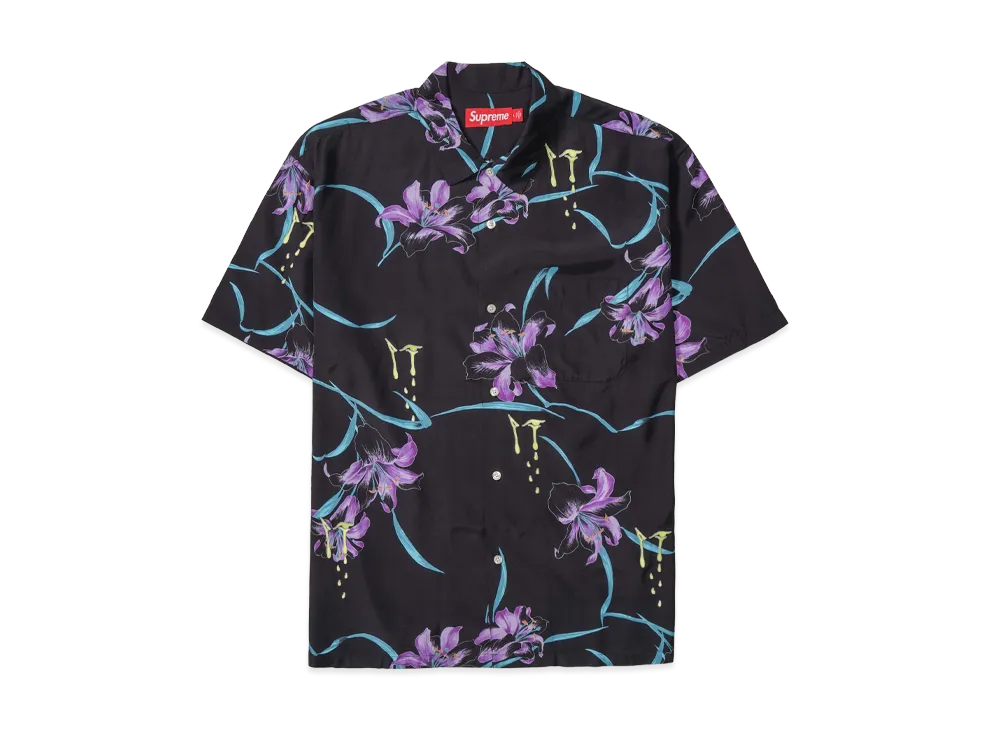 Supreme AOI Lilies S/S Shirt "Black"