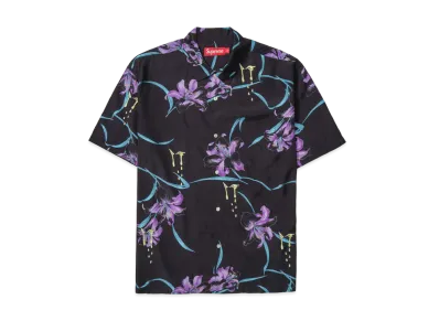 Supreme AOI Lilies S/S Shirt "Black"
