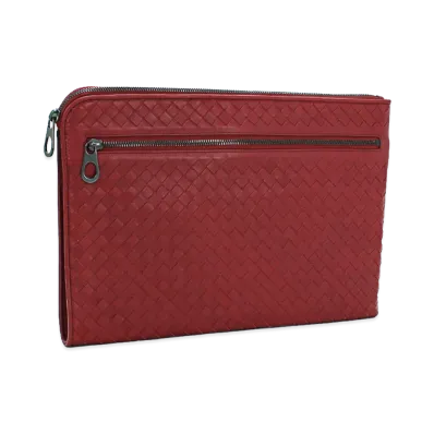 Bottega Veneta Clutch Bag Second Bag "Red"