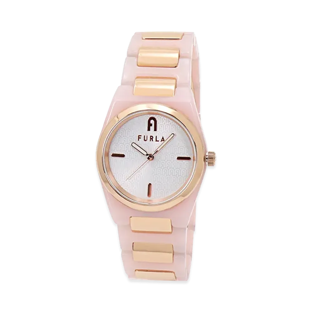 FURLA Women's Tempo Mini "Pink/White"