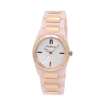 FURLA Women's Tempo Mini "Pink/White"