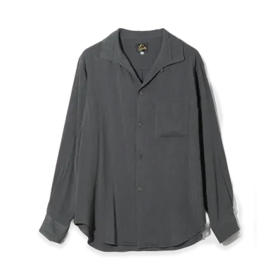NEEDLES Pintuck Collar Shirt Crepe Stripe "Purple"