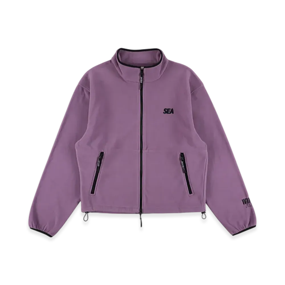WIND AND SEA Sea Fleece Jacket "Dark Purple"