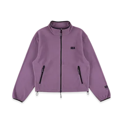 WIND AND SEA Sea Fleece Jacket "Dark Purple"