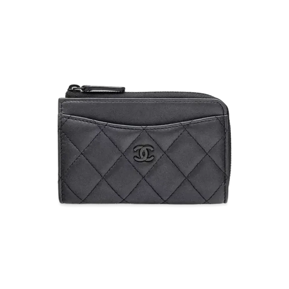 CHANEL Classic Card Holder Lambskin "Black"