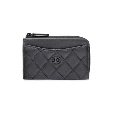CHANEL Classic Card Holder Lambskin "Black"