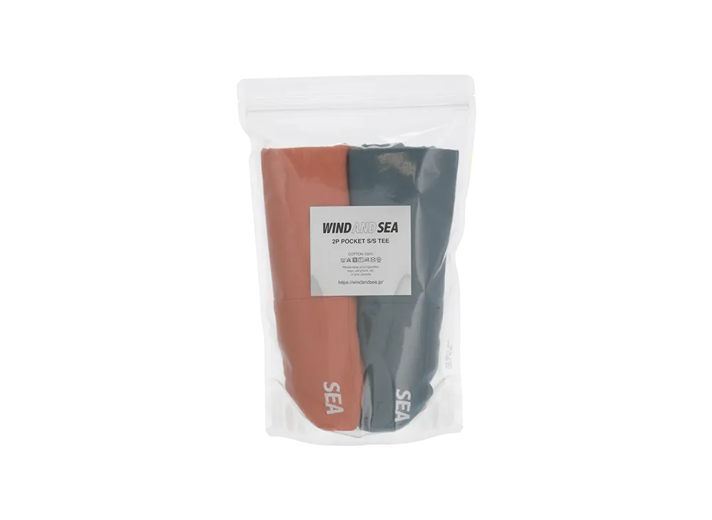 WIND AND SEA Sea Ess 2P Pocket S/S Tee "Emerald Orange"