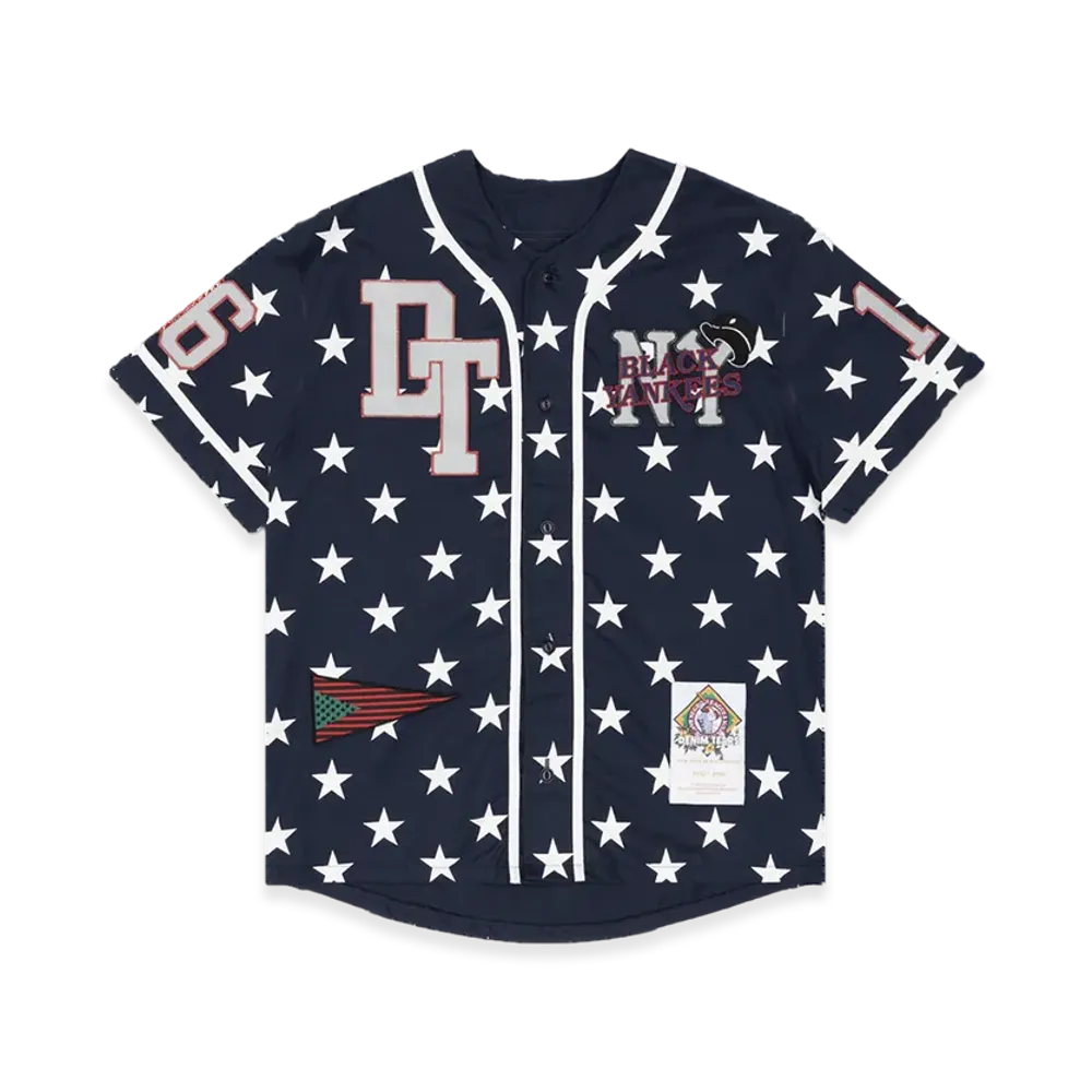 DENIM TEARS Jenkins Baseball Jersey "Navy"