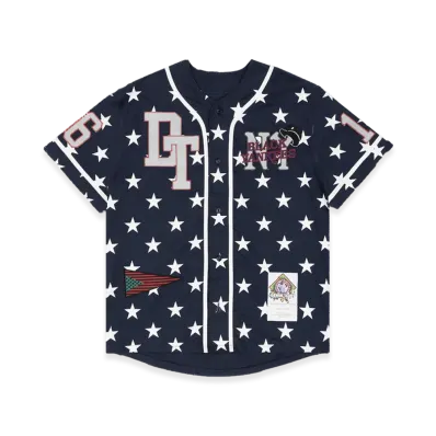 DENIM TEARS Jenkins Baseball Jersey "Navy"