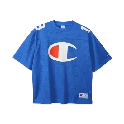 Champion Football T-Shirt 25SS "Mediterranean Blue"