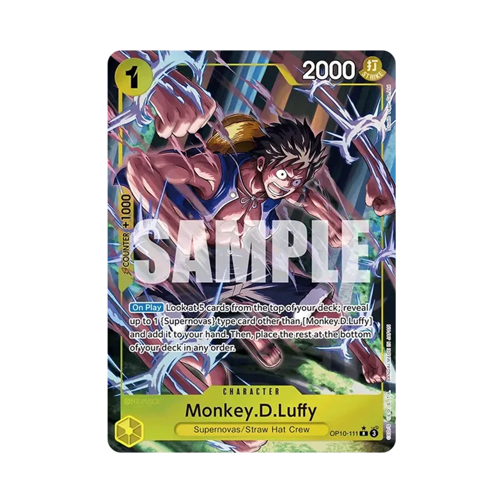モンキー・D・ルフィ R :参加記念品 [OP10-111](プロモーションカード
