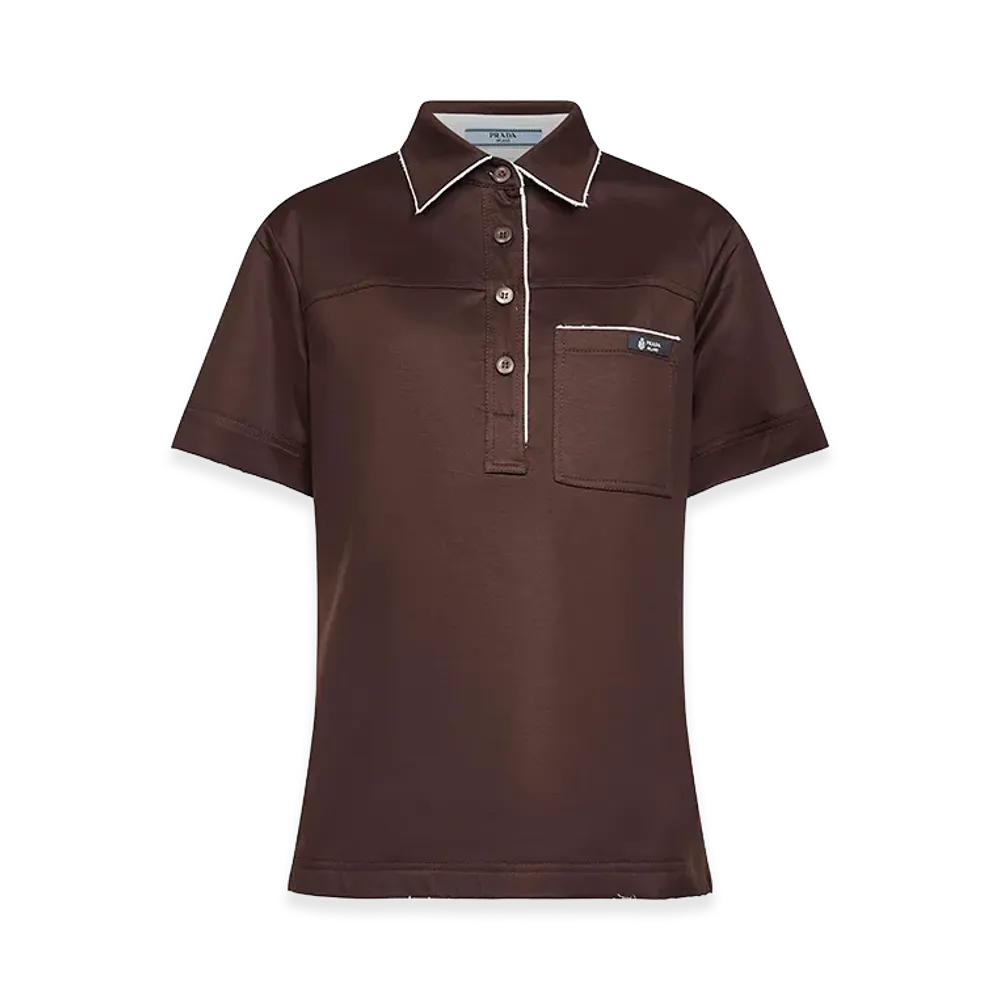 PRADA Women's Polos "Brown"