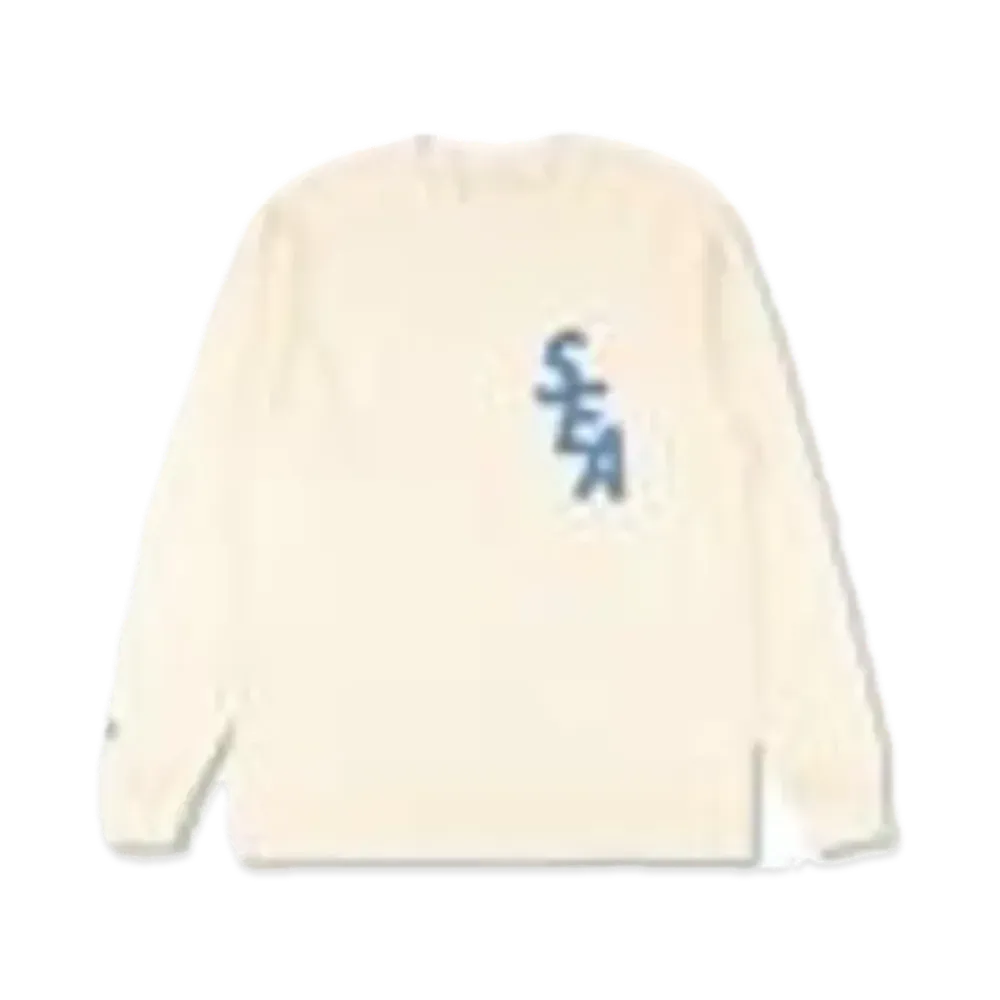 WIND AND SEA S-Dye L/S T-Shirt "Ivory/Blue"