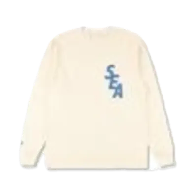 WIND AND SEA S-Dye L/S T-Shirt "Ivory/Blue"