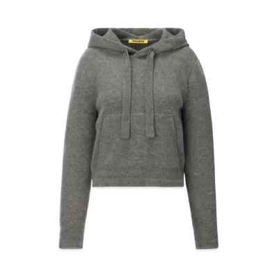 Onitsuka Tiger DENIVITA Women's Knit Hoodie "Grey"
