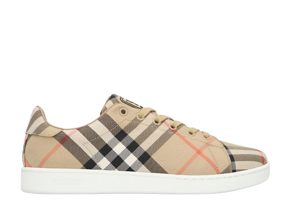 Burberry Women's Embroidered Canvas Set Sneakers "Checked"