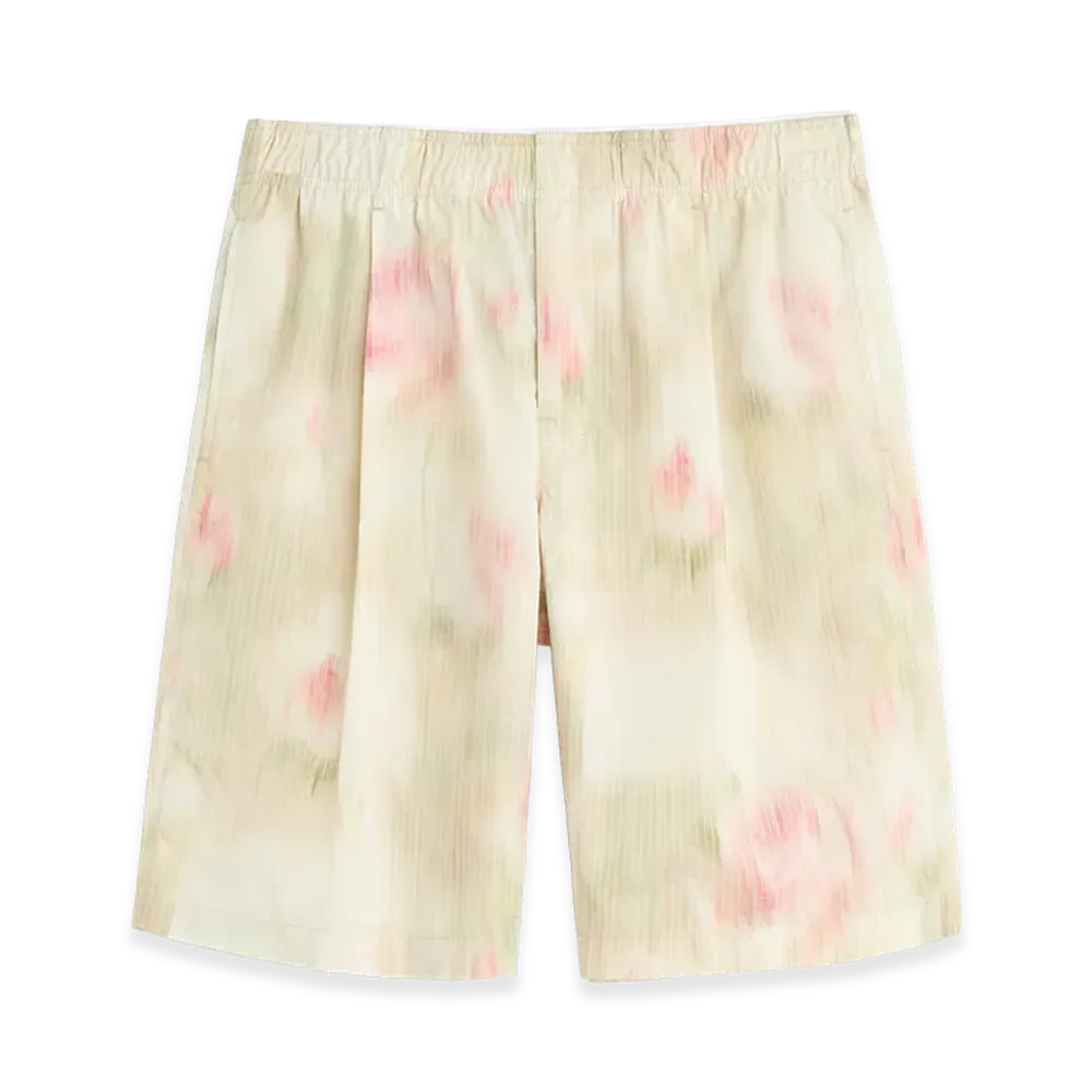 OUR LEGACY Leisure Shorts "Flower Grid Ripstop"