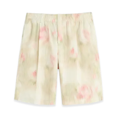 OUR LEGACY Leisure Shorts "Flower Grid Ripstop"